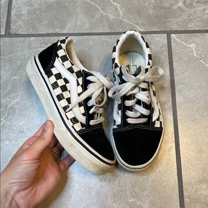 Kids Checkered Vans
